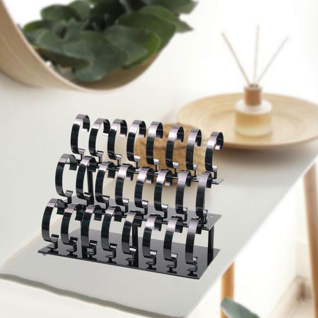 Jewelry And Watches Store - 아크릴 시계 진열대 쥬얼리 정리대 3단