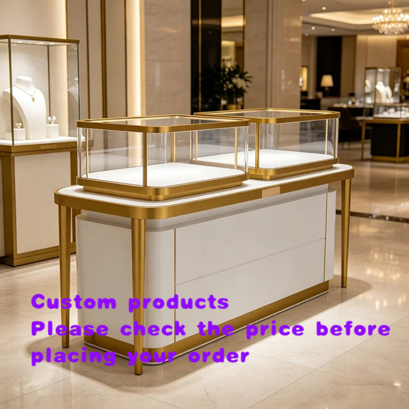 Jewelry And Watches Store - 맞춤형 고급 스테인리스 스틸 유리 잠금장치가