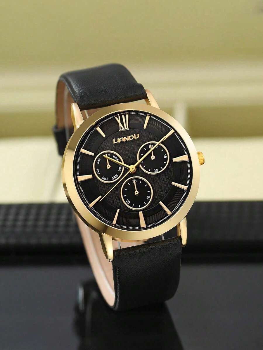 Jewelry Watch - 리안두 리안두 1세트 남성 패션 캐주얼