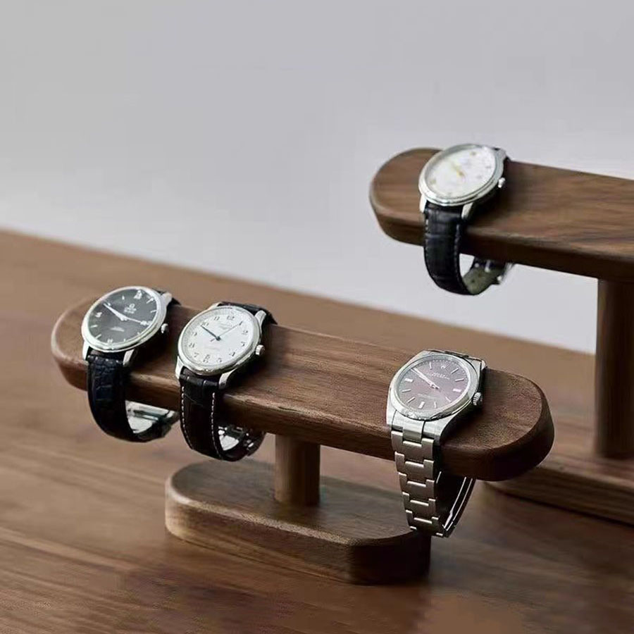 창의적인 원목 호두나무 보석 팔찌 시계 보관 진열대 시 - Jewelry And Watches Store 리뷰 및 가격