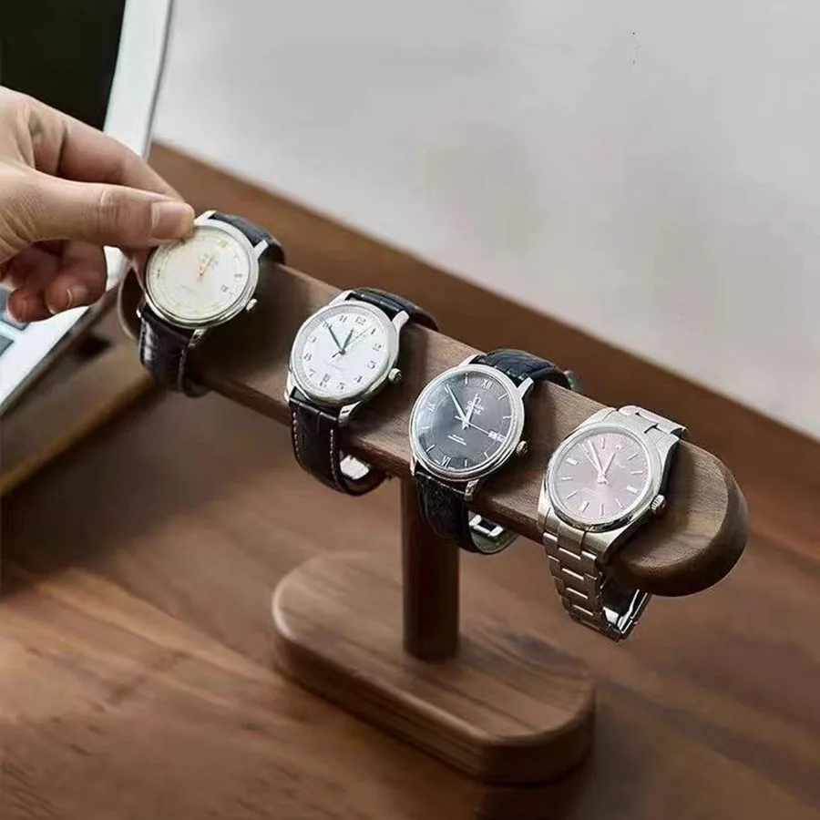 창의적인 원목 호두나무 보석 팔찌 시계 보관 진열대 시 - Jewelry And Watches Store 리뷰 및 가격