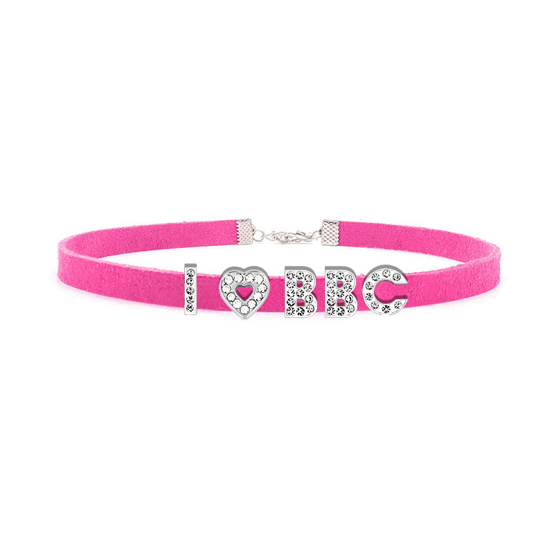 고스 섹시한 라인 석 편지 나는 BBC 초커 칼라 목걸 - Crystal Choker Necklace 리뷰 및 가격