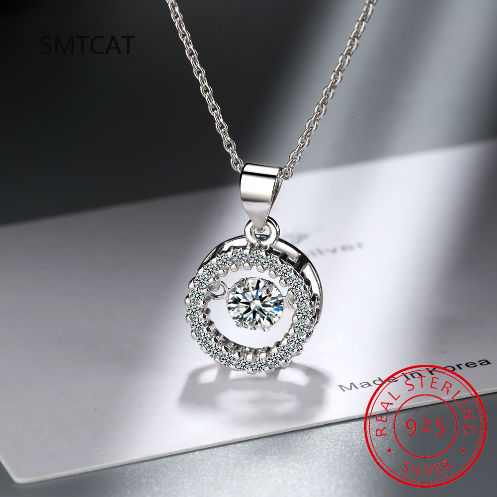 0.5 CT 모이사나이트 헤일로 펜던트 목걸이 여성용  - Crystal Choker Necklace 리뷰 및 가격