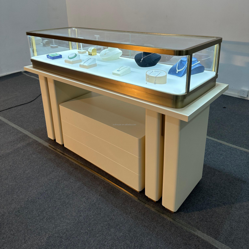 맞춤형 스테인리스 스틸 주얼리 시계 전시 테이블 쇼케이 - Jewelry And Watches Store 리뷰 및 가격