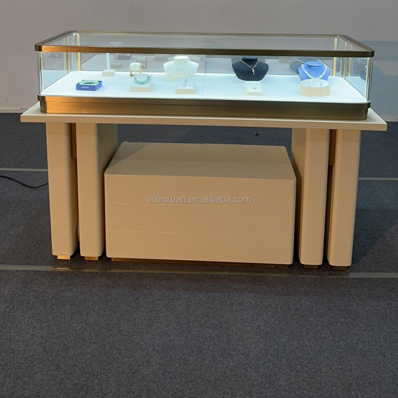 맞춤형 스테인리스 스틸 주얼리 시계 전시 테이블 쇼케이 - Jewelry And Watches Store 리뷰 및 가격