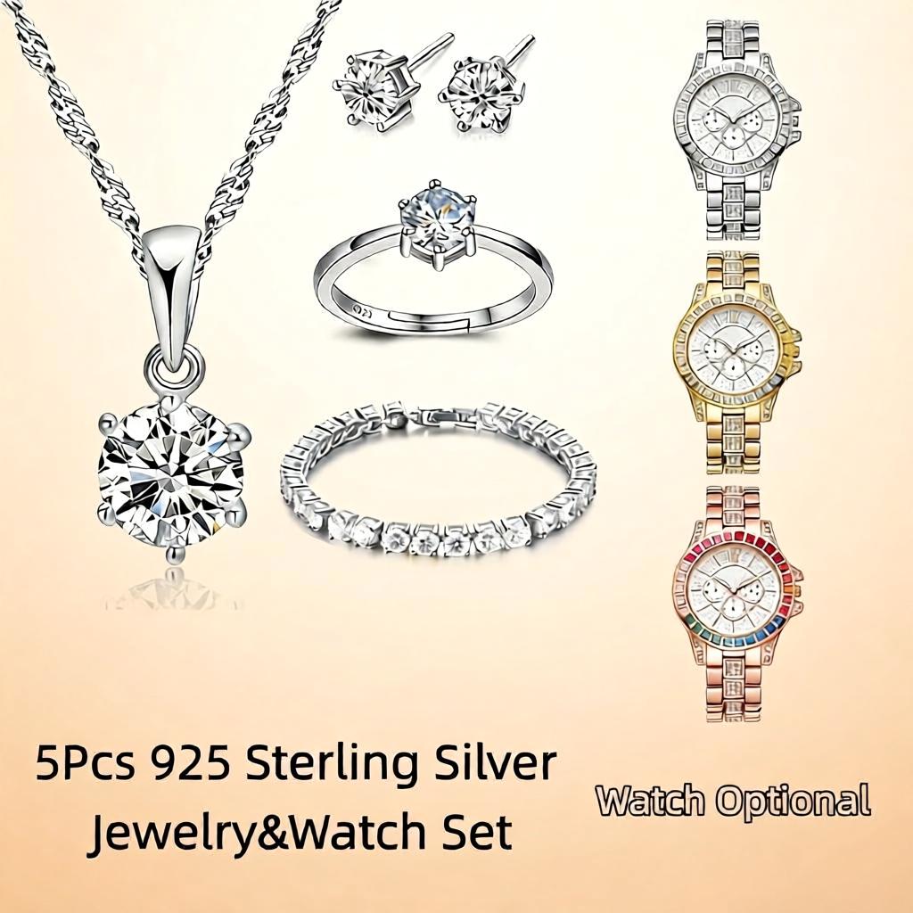 절묘한 925 스털링 실버 기하학 크리스탈 지르콘 목걸 - Best Jewelry Watches Women 리뷰 및 가격