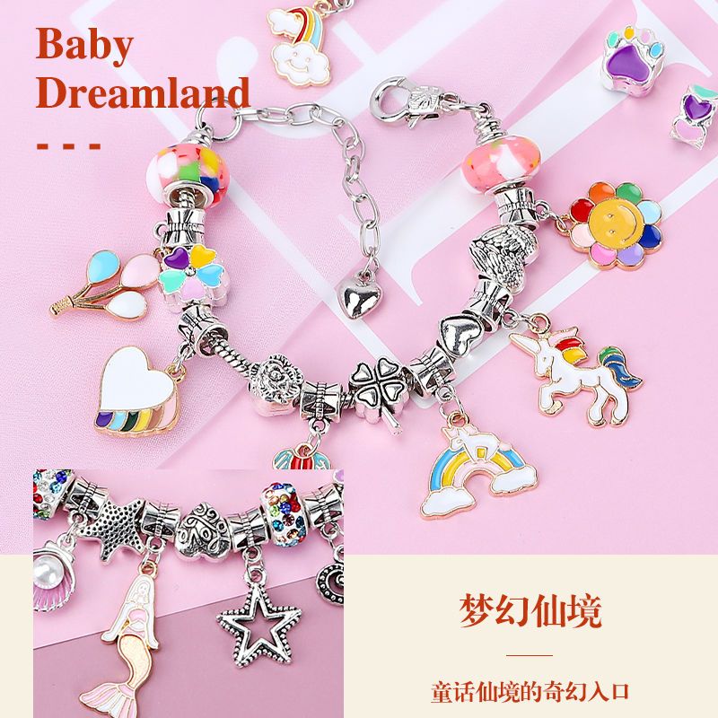 DIY 비즈 팔찌 세트 (보관함 포함) 여자아이 선물용 - Jewelry Y Watches 리뷰 및 가격