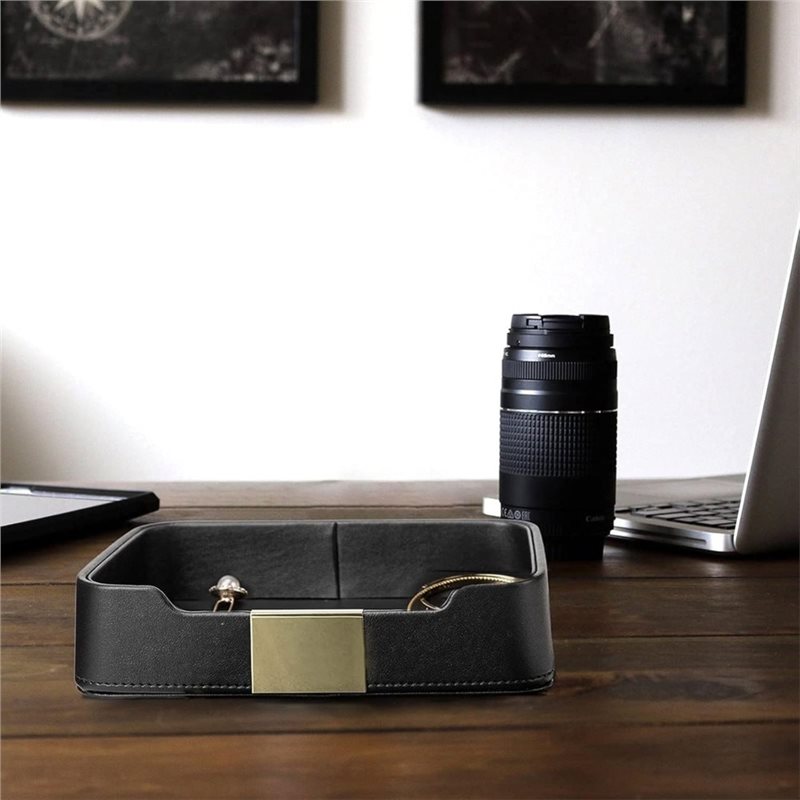ABMH-PU 가죽 키 박스, 키 트레이, 현관 수납  - Jewelry And Watches Store 리뷰 및 가격