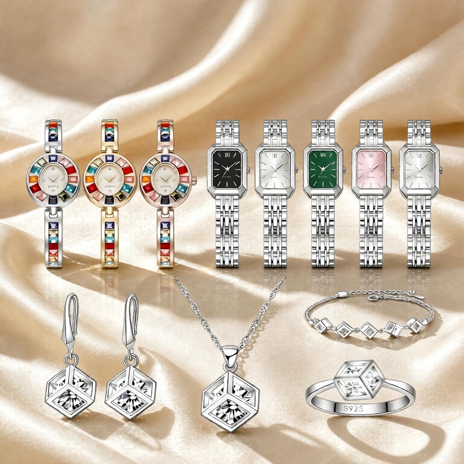 럭셔리 925 스털링 실버 기하학 크리스탈 지르콘 목걸 - Best Jewelry Watches Women 리뷰 및 가격