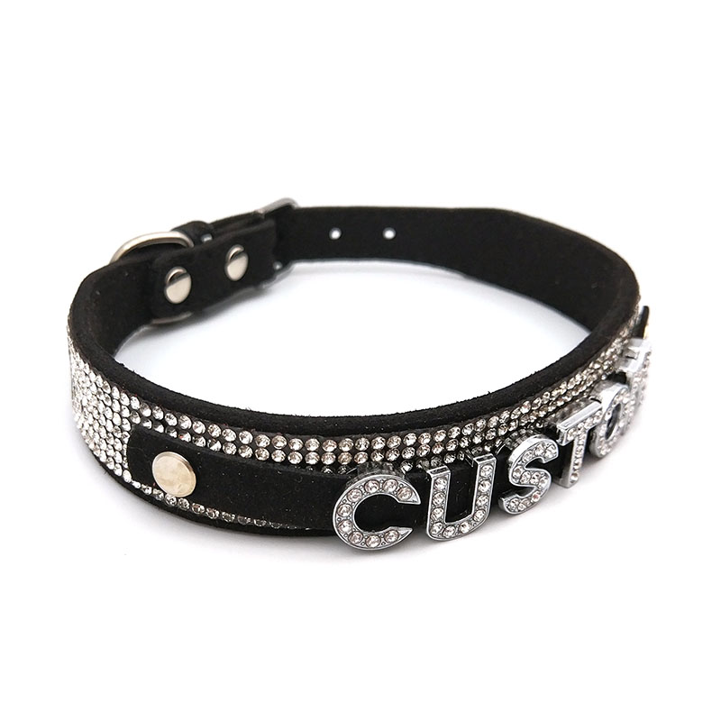 반짝 이는 라인 석 편지 사용자 정의 칼라 초커 목걸이 - Crystal Choker Necklace 리뷰 및 가격