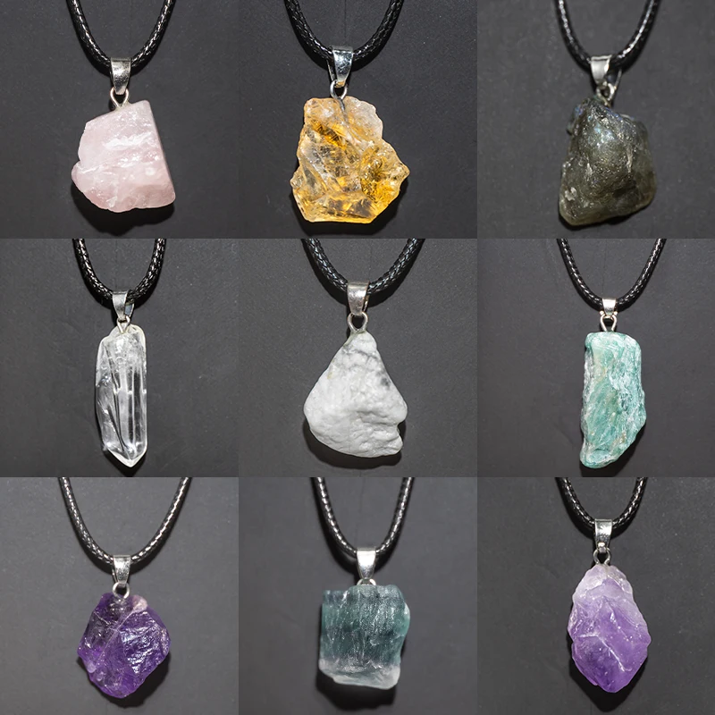 천연 자수정 꽃 목걸이 Reiki 치유 돌 불규칙한 모 - Crystal Choker Necklace 리뷰 및 가격